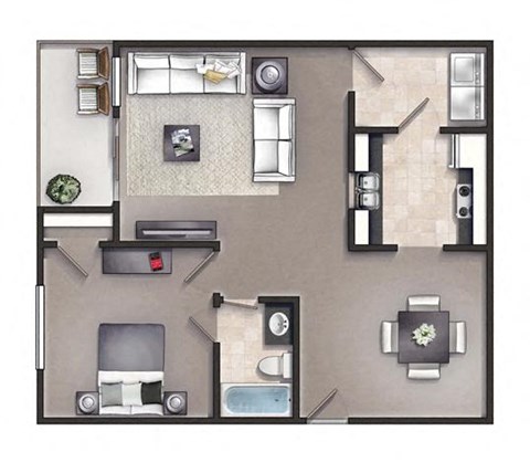 1 bedroom