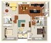 C1 Floor Plan C1 Floor Plan at Marbella Place, Stockbridge, 30281