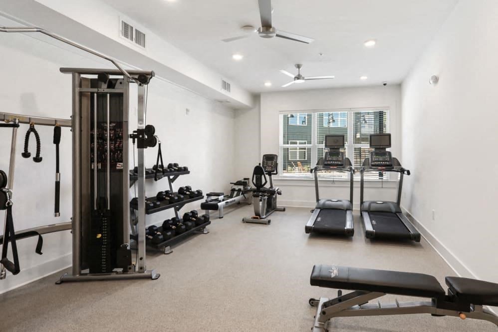 Fitness Center With Modern Equipment at Arcadia Decatur, Decatur, GA