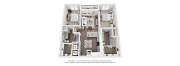 bedroom floor plan | Grove at Ocala