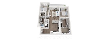 bedroom floor plan | Grove at Ocala