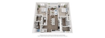 bedroom floor plan at Grove at Ocala