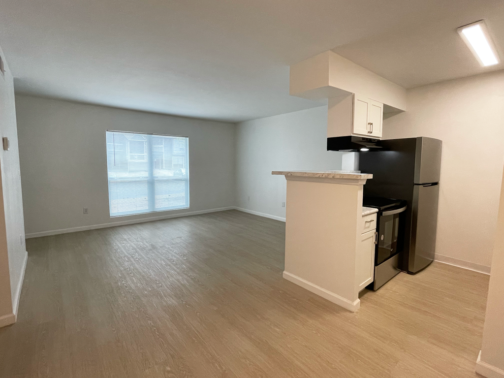beautiful hardwood floor in renovated apartment at Grove at St Andrews, Columbia, SC