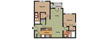 a diagram of a floor plan of a house