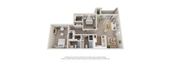 The Shore Floor Plan at Hidden Lake, Georgia, 30291