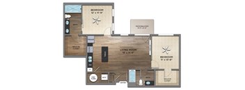 Highland Floor Plan at Century Baxter Avenue, Kentucky