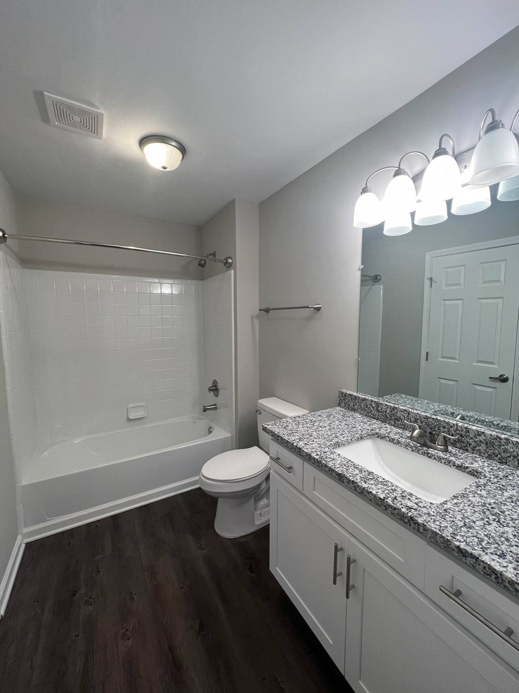 Bathroom with tub shower combination Dakota Mill Creek Buford, GA