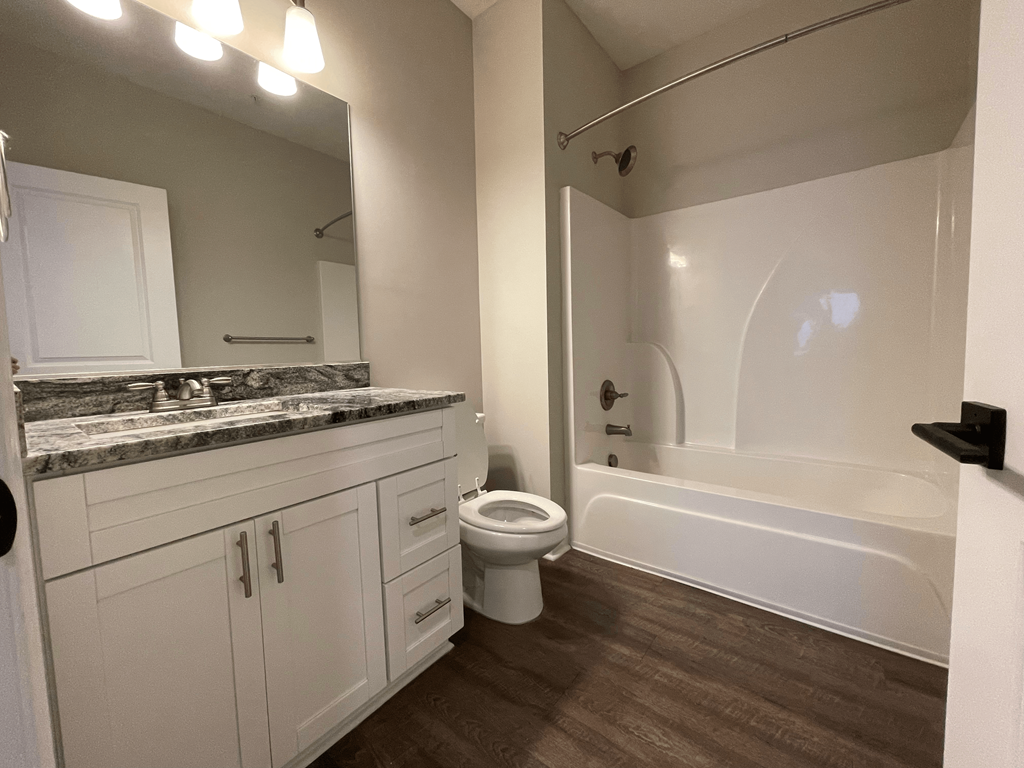 Large Soaking Tub In Bathroom  at Highland Hills Apatrtments, Grovetown, Georgia
