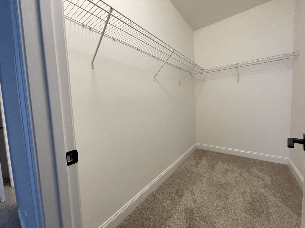 Walk-In Closets With Built-In Shelving  at Highland Hills Apatrtments, Grovetown, Georgia