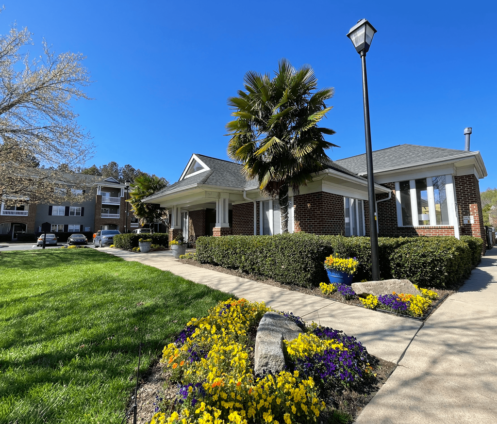 beautiful landscape at Palmetto Place, Fort Mill, SC