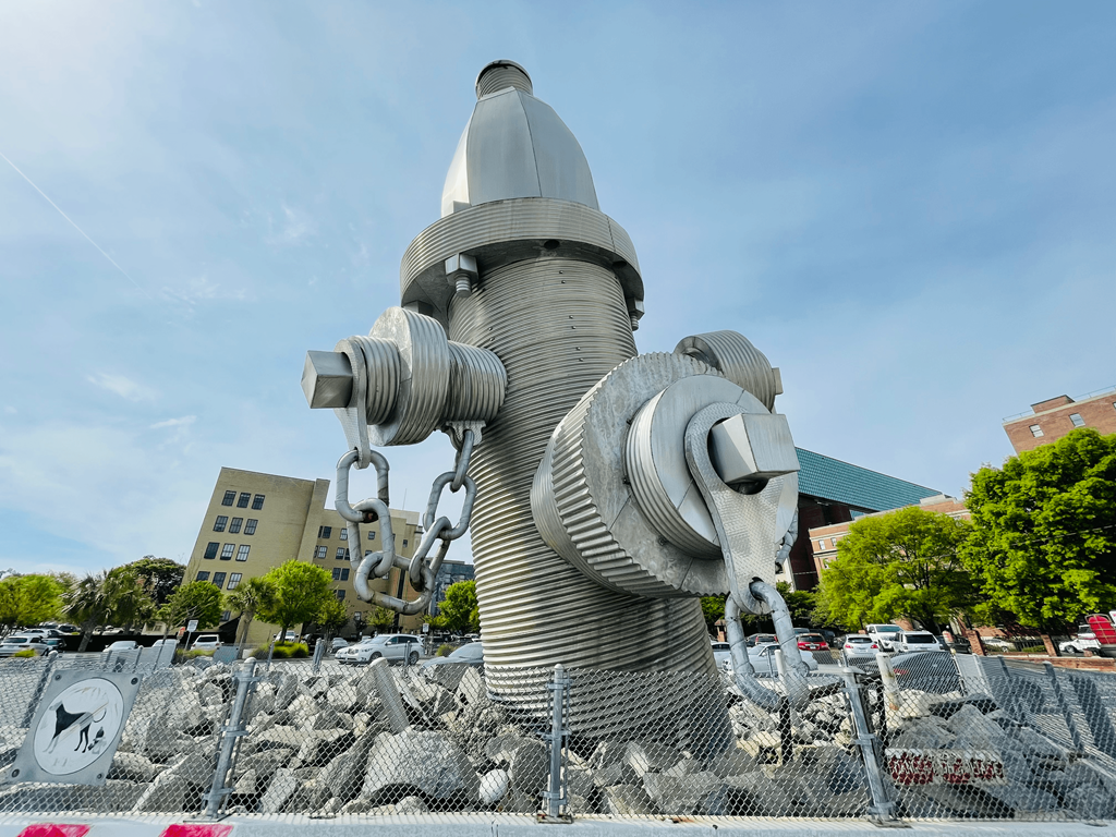 Land Bank Lofts in Columbia SC, nearby unique monument