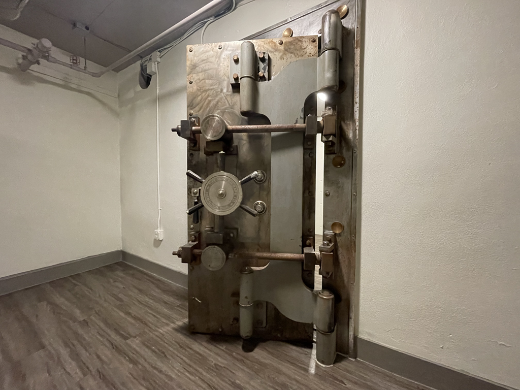Land Bank Lofts in Columbia SC, original bank vault