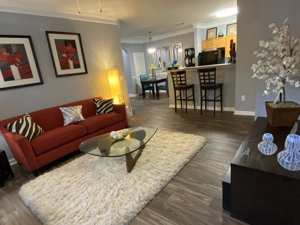 Edgewater Vista Apartments, Decatur Georgia, two bedroom apartment with open-concept floor plan