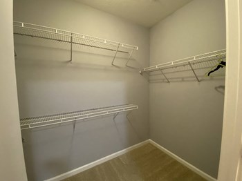 Edgewater Vista Apartments, Decatur Georgia, spacious walk-in guest bedroom closet - Photo Gallery 21