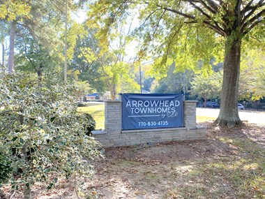 Property Signage at Arrowhead Townhomes, Jonesboro