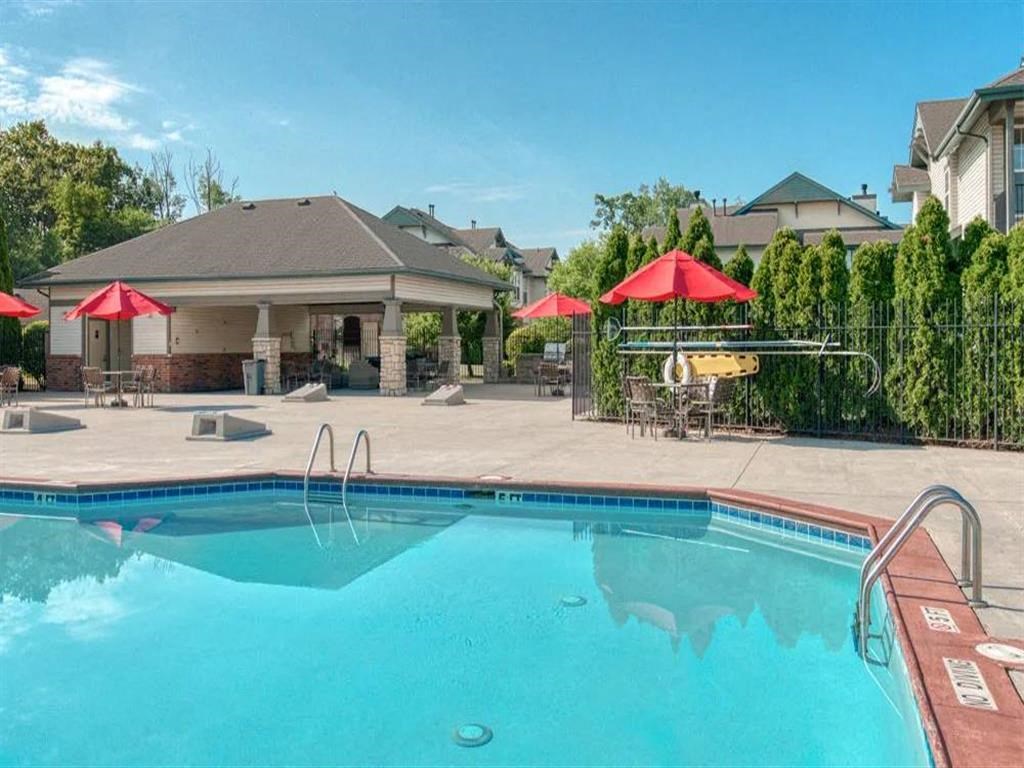Swimming Pool With Relaxing Sundecks at Elevate on Main, Indiana, 46530