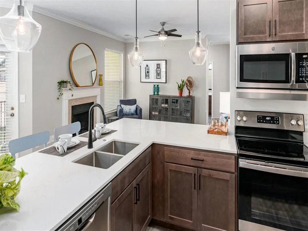 Stainless Steel Appliances Available at Elevate on Main, Indiana