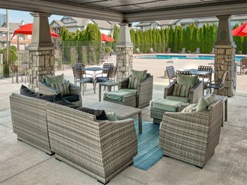 Outdoor Lounge at Elevate on Main, Granger, IN - Photo Gallery 16