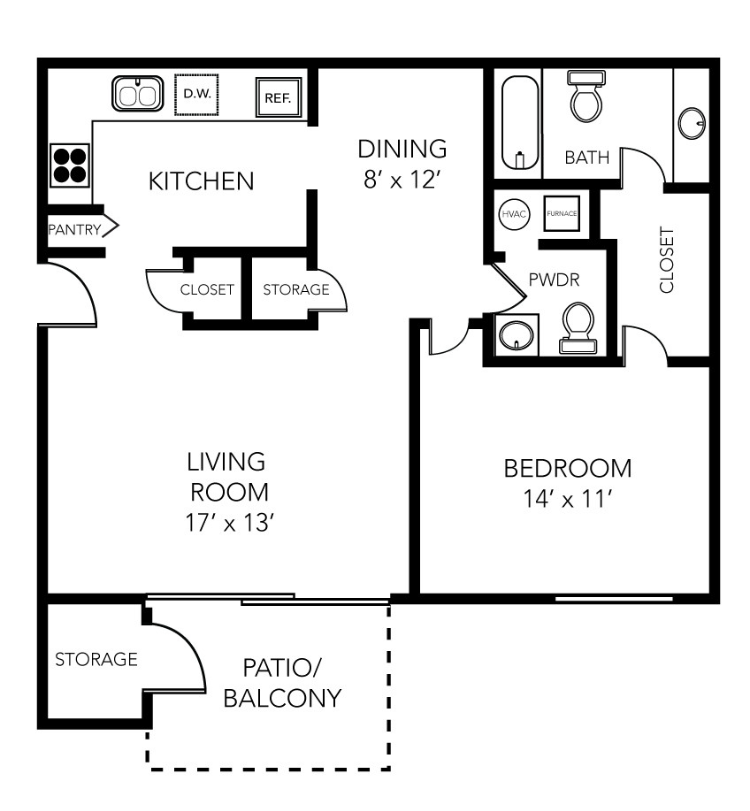 Floor Plans of Eclipse in Indianapolis, IN