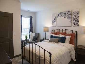 Beautiful Bright Bedroom With Wide Windows at Century Belmont Station, Louisville, 40243 - Photo Gallery 37