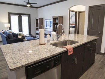 Granite Countertop Kitchen Granite Countertop Kitchen at Century Belmont Station, Louisville - Photo Gallery 5