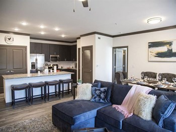 Modern Living Room With Kitchen at Century Belmont Station, Louisville, 40243 - Photo Gallery 27