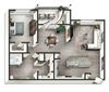Paris Floor Plan Paris Floor Plan at Century Belmont Station, Louisville