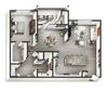Montreal Floor Plan Montreal Floor Plan at Century Belmont Station, Louisville, 40243