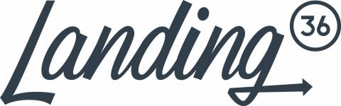 The image features the word "Landing" with a number 36 in a circle and an arrow pointing to the right.