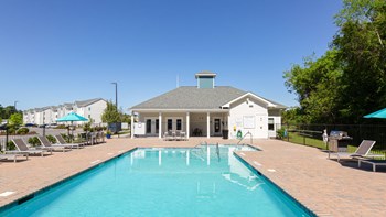 Relaxing Pool Area With Sundeck at Liberty Club, Hinesville, GA, 31313 - Photo Gallery 6
