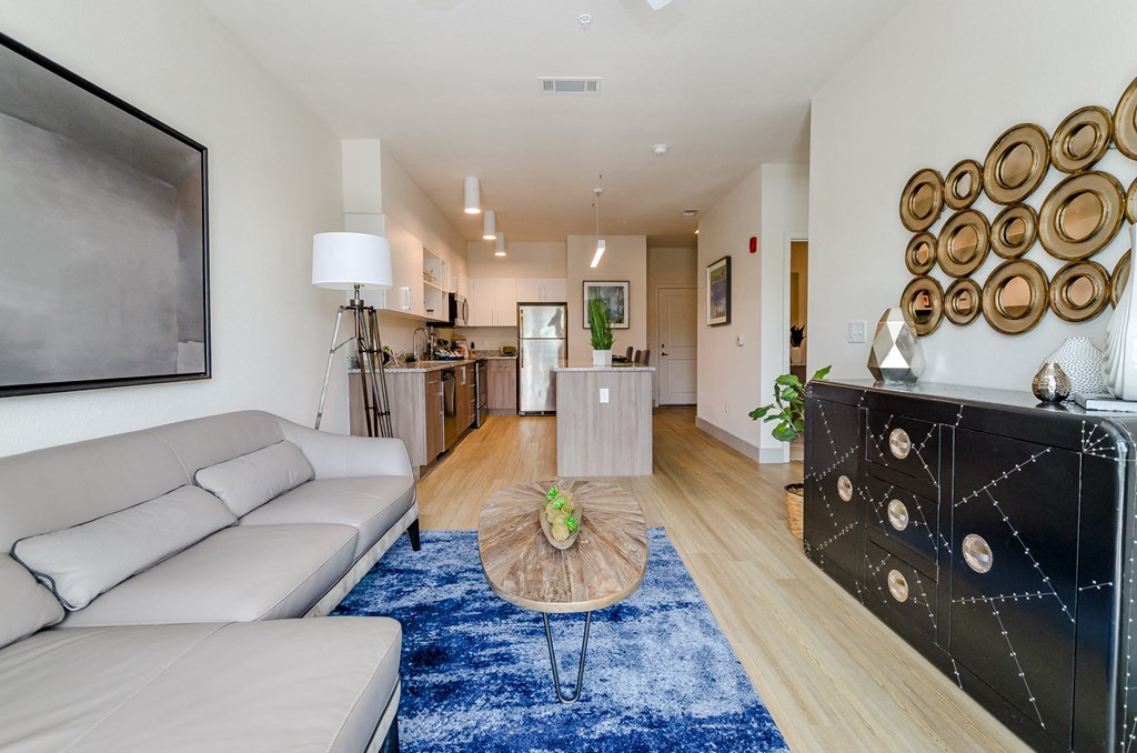 Living Area With Kitchen at Lofts at South Lake, Clermont