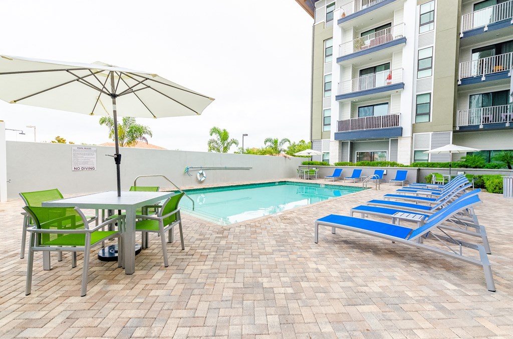 Pool With Sundecks at Lofts at South Lake, Florida