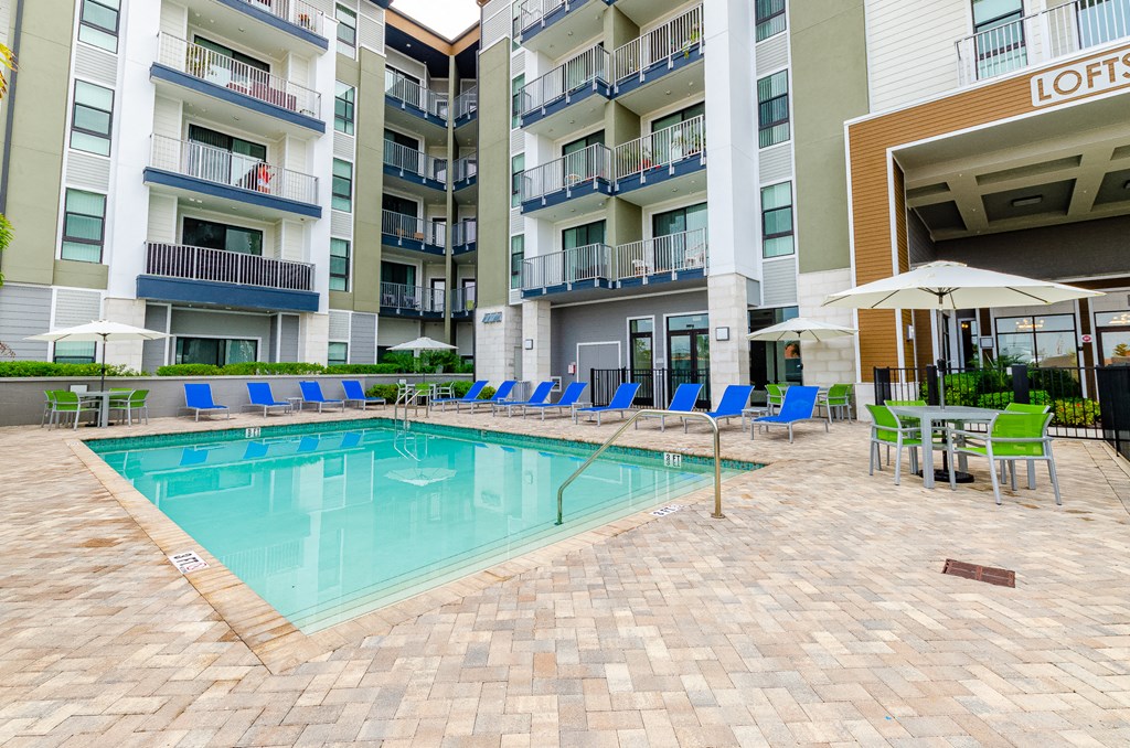 Pool And Sundecks at Lofts at South Lake, Clermont, FL, 34711