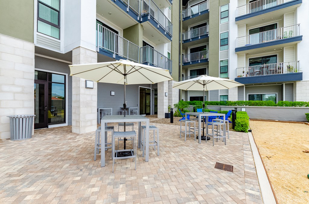 Outdoor Patio at Lofts at South Lake, Florida, 34711