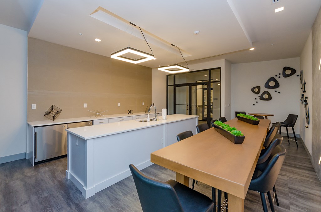 Dining Area In Clubhouse at Lofts at South Lake, Florida, 34711