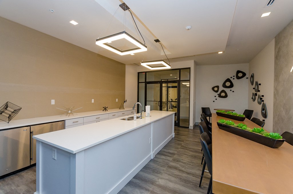 Clubhouse Kitchen at Lofts at South Lake, Clermont