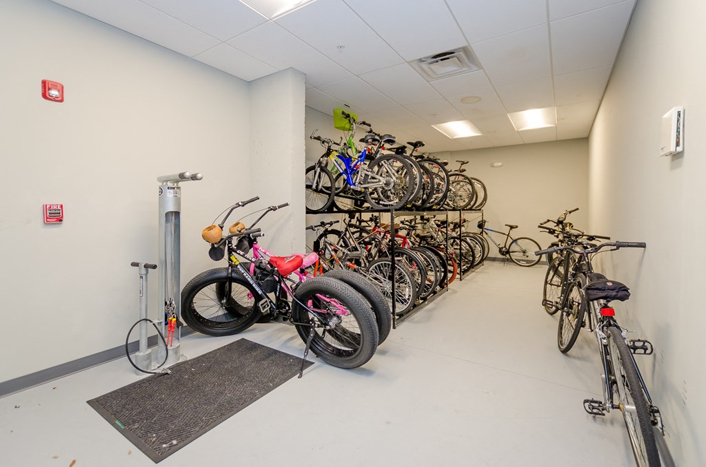 Bike Storage Area at Lofts at South Lake, Florida, 34711