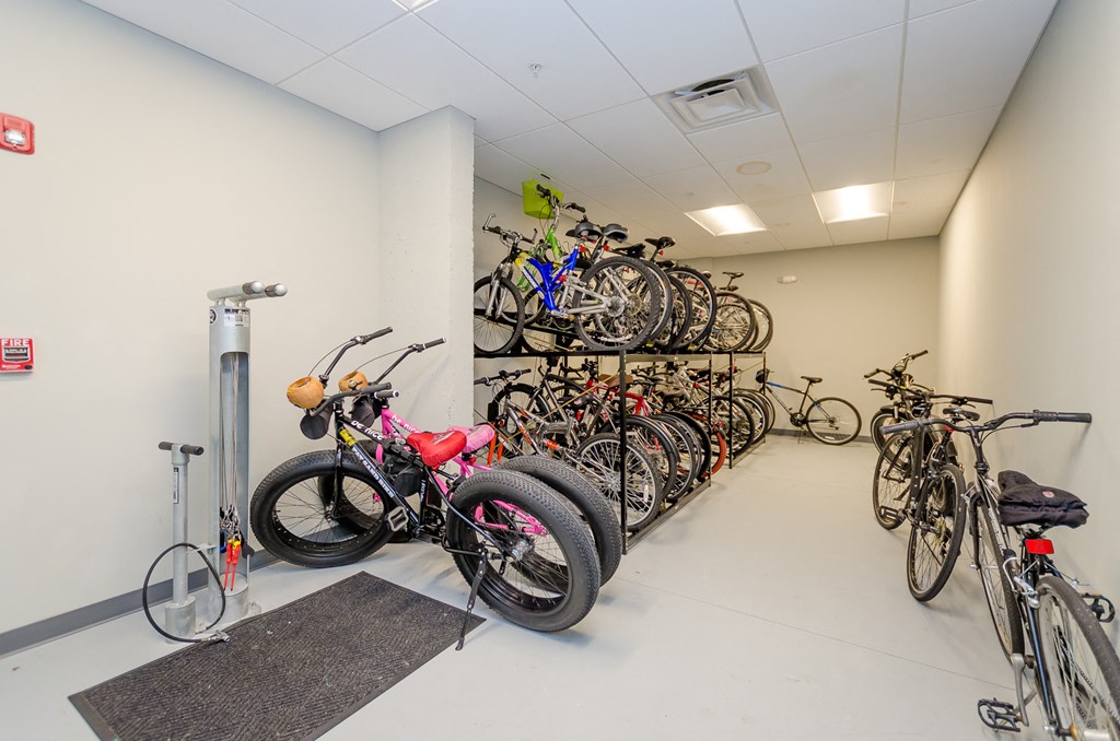 Bike Storage at Lofts at South Lake, Florida
