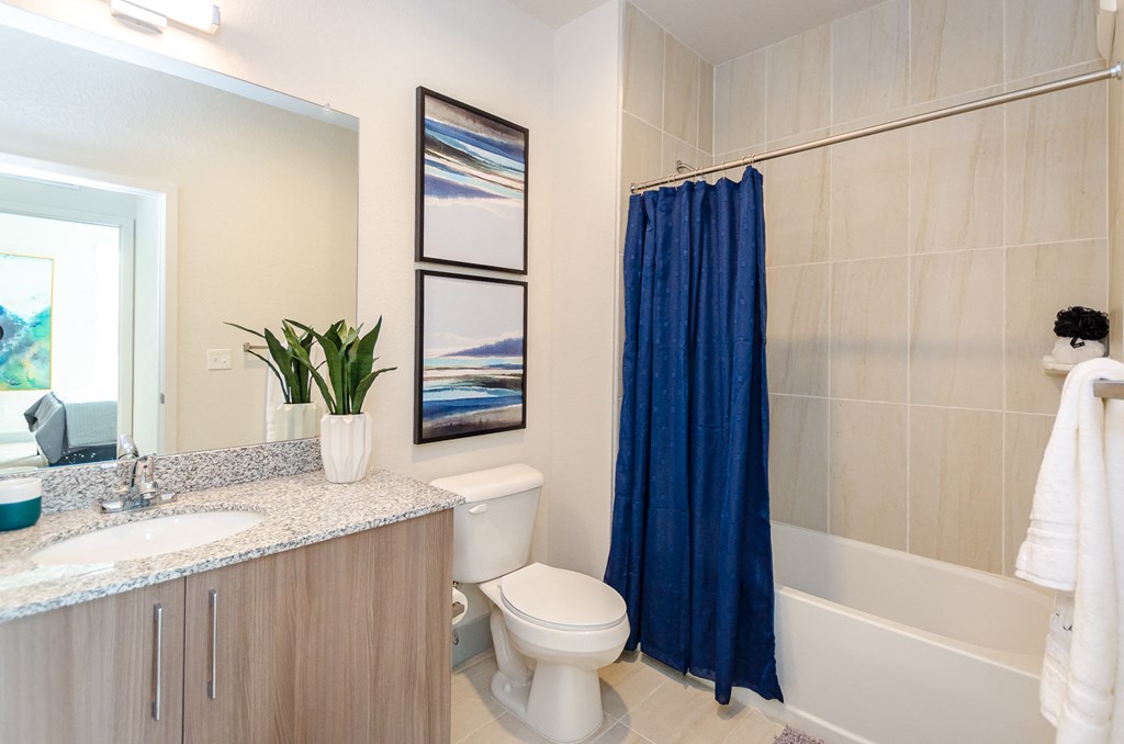 Bathroom With Bathtub at Lofts at South Lake, Clermont, FL, 34711