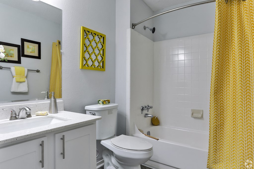 Bathroom at SoCO Apartments at Vinings, Smyrna, 30080