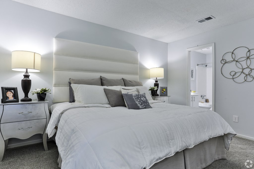 Gorgeous Bedroom at SoCO Apartments at Vinings, Georgia, 30080