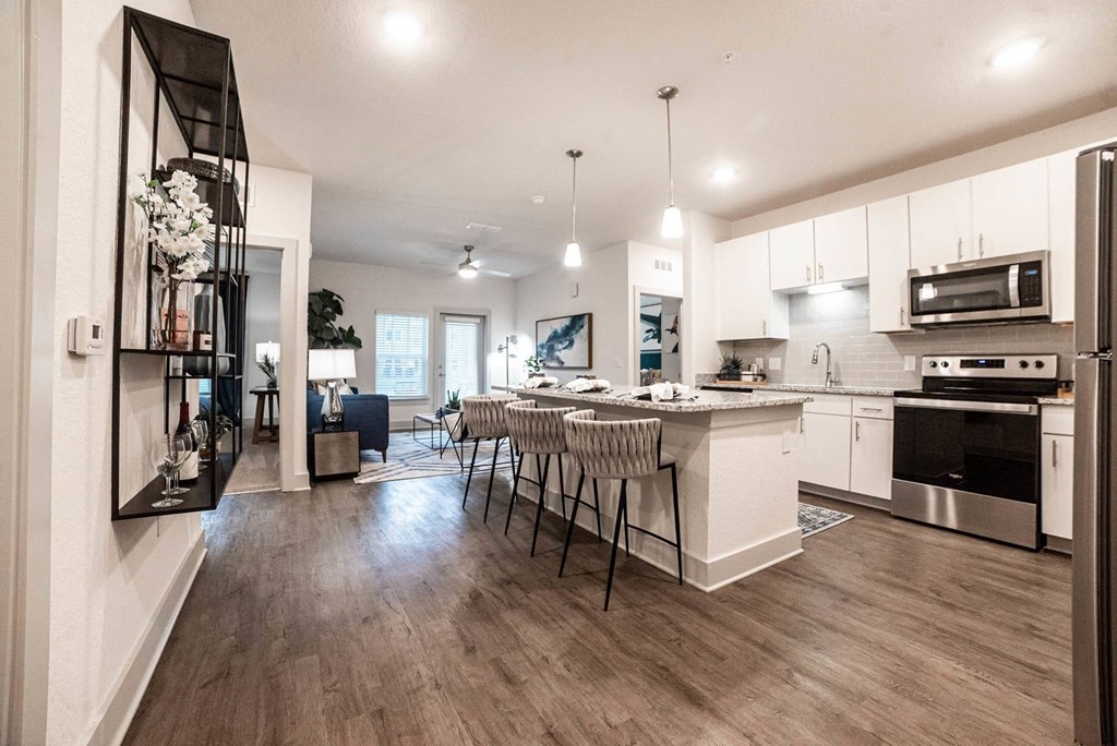 Kitchen and living at Century Vista Palms, Orlando