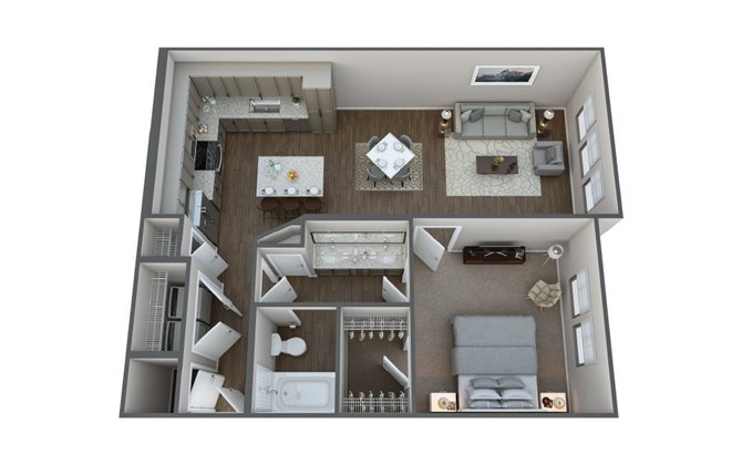 A1C Floor Plan at Century Grove Park, Knightdale, NC 27545