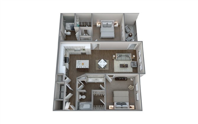 B2A Floor Plan at Century Grove Park, Knightdale, NC