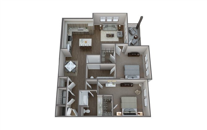 B2B Floor Plan at Century Grove Park, Knightdale, 27545