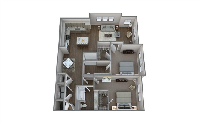 B2C Floor Plan at Century Grove Park, Knightdale North Carolina