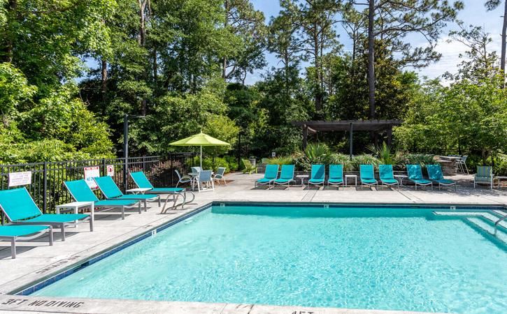 Sparkling pool Sparkling pool at Oasis at Twinwood in Wilmington, NC