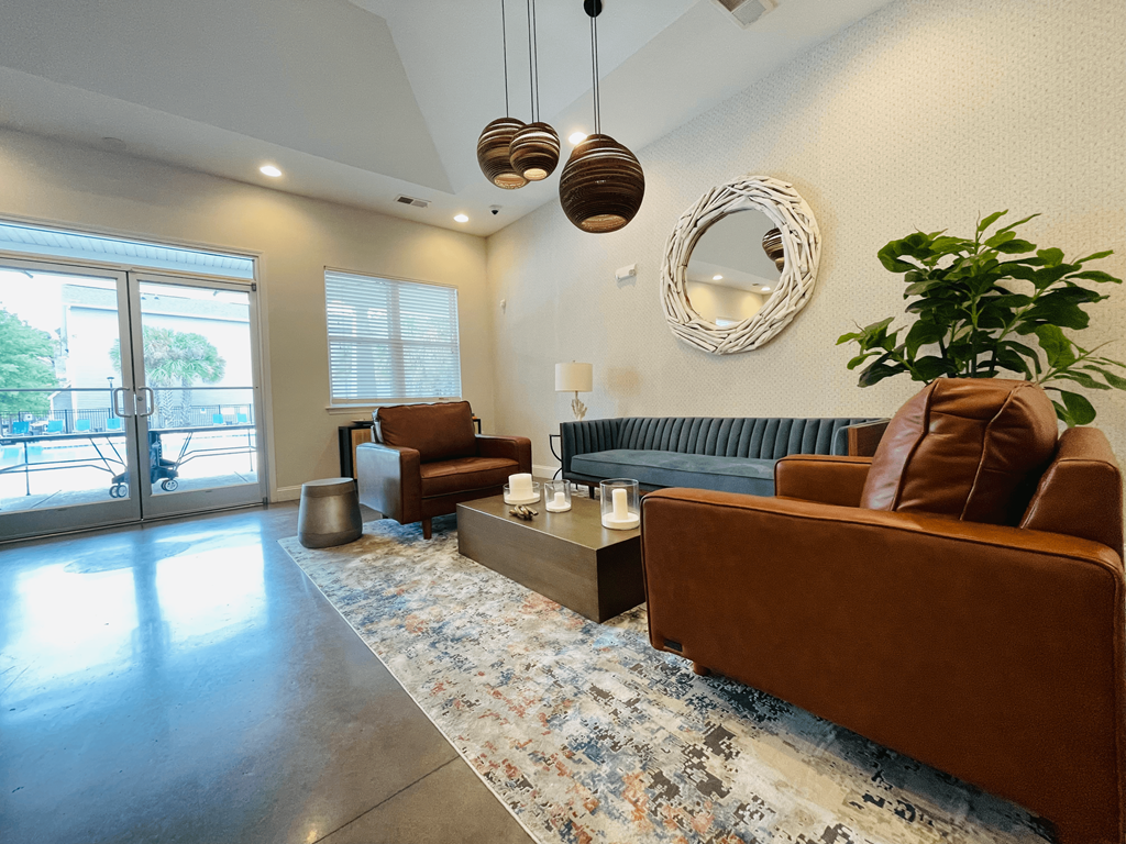 Community lounge at Oasis at Cedar Branch in Wilmington, NC
