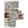 Windward Floor Plan Windward Floor Plan at The Retreat at Arc Way, Norcross, Georgia