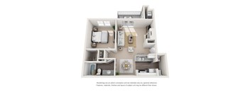 The Santee Floor Plan at Palmetto Place, Fort Mill, 29708